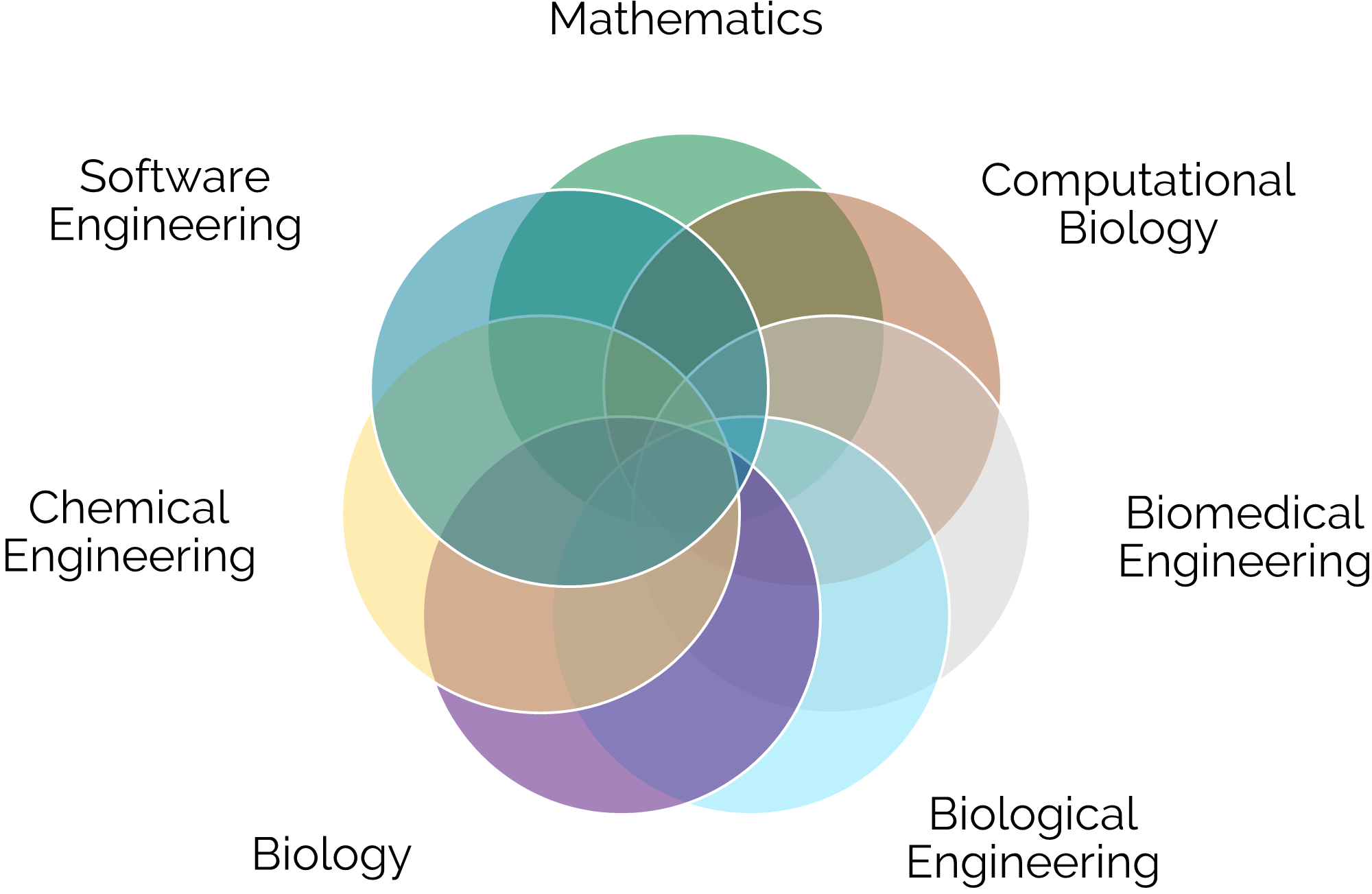 venn diagram of disciplines
